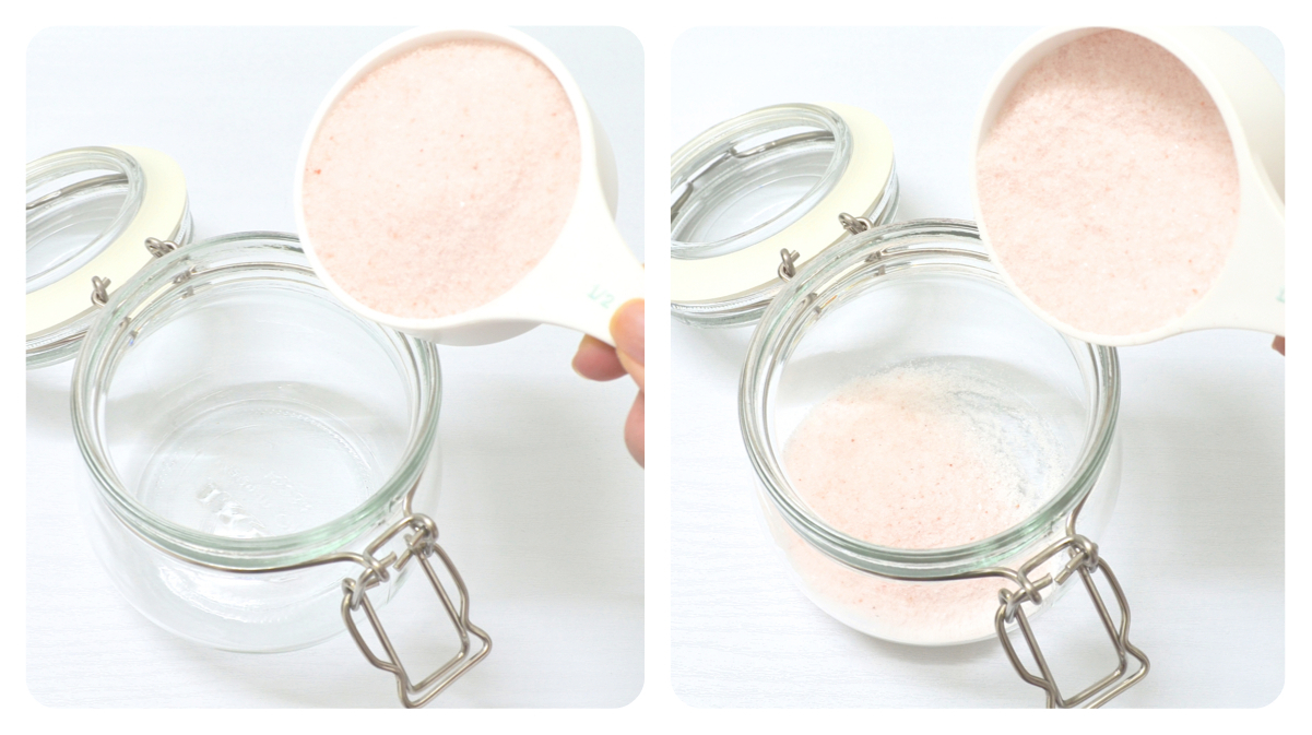 Salt and Coconut Oil Face Scrub Recipe