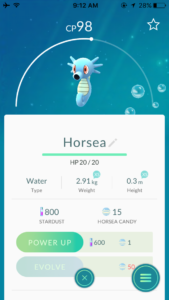Horsea Pokemon