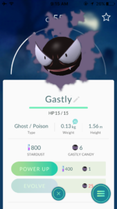 Gastly Pokemon