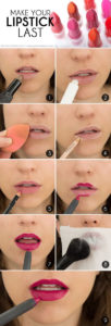 How to make lipstick last
