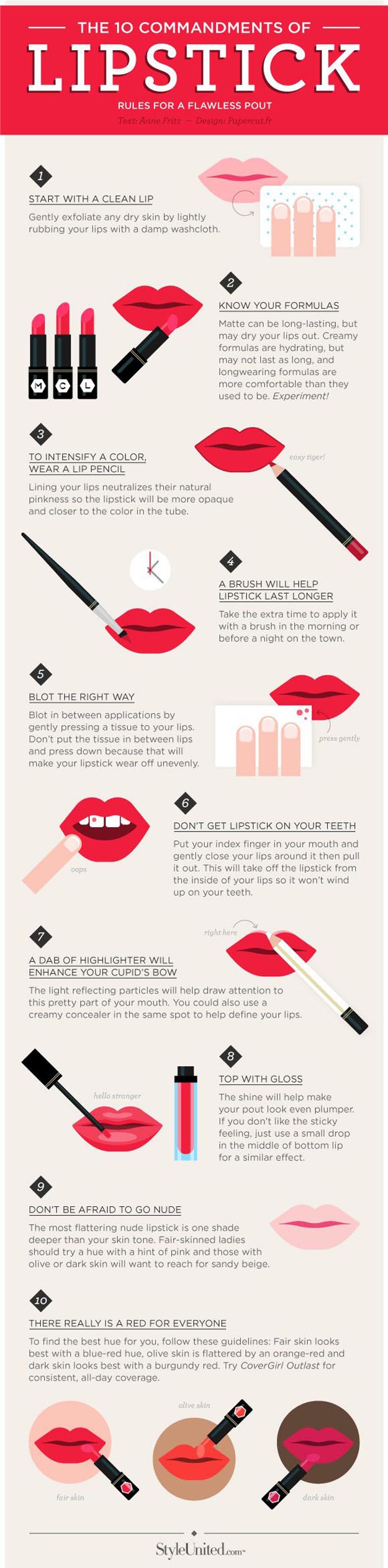 More Lipstick Guide