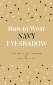 How to Apply Navy Eyeshadow