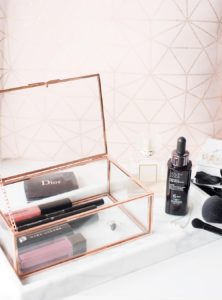 KonMari Method of Decluttering Your Makeup via The Skinny Scout