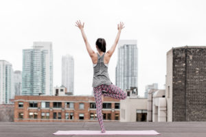 Rooftop Yoga via The Skinny Scout